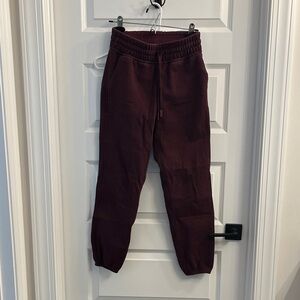 Lululemon Athletica Burgundy Joggers